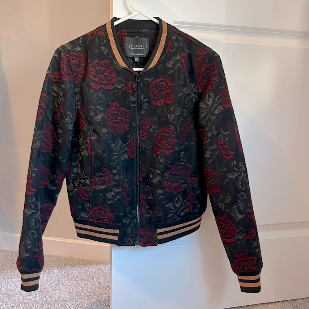 Sanctuary Floral Bomber xs